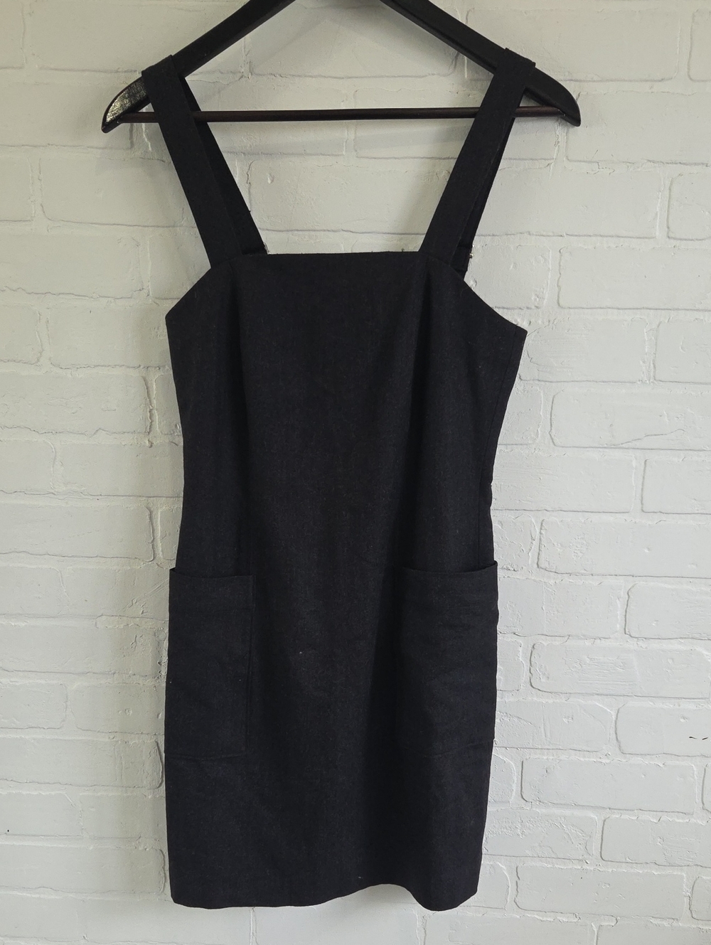 Club Monaco Wool Mini Pinafore Dress